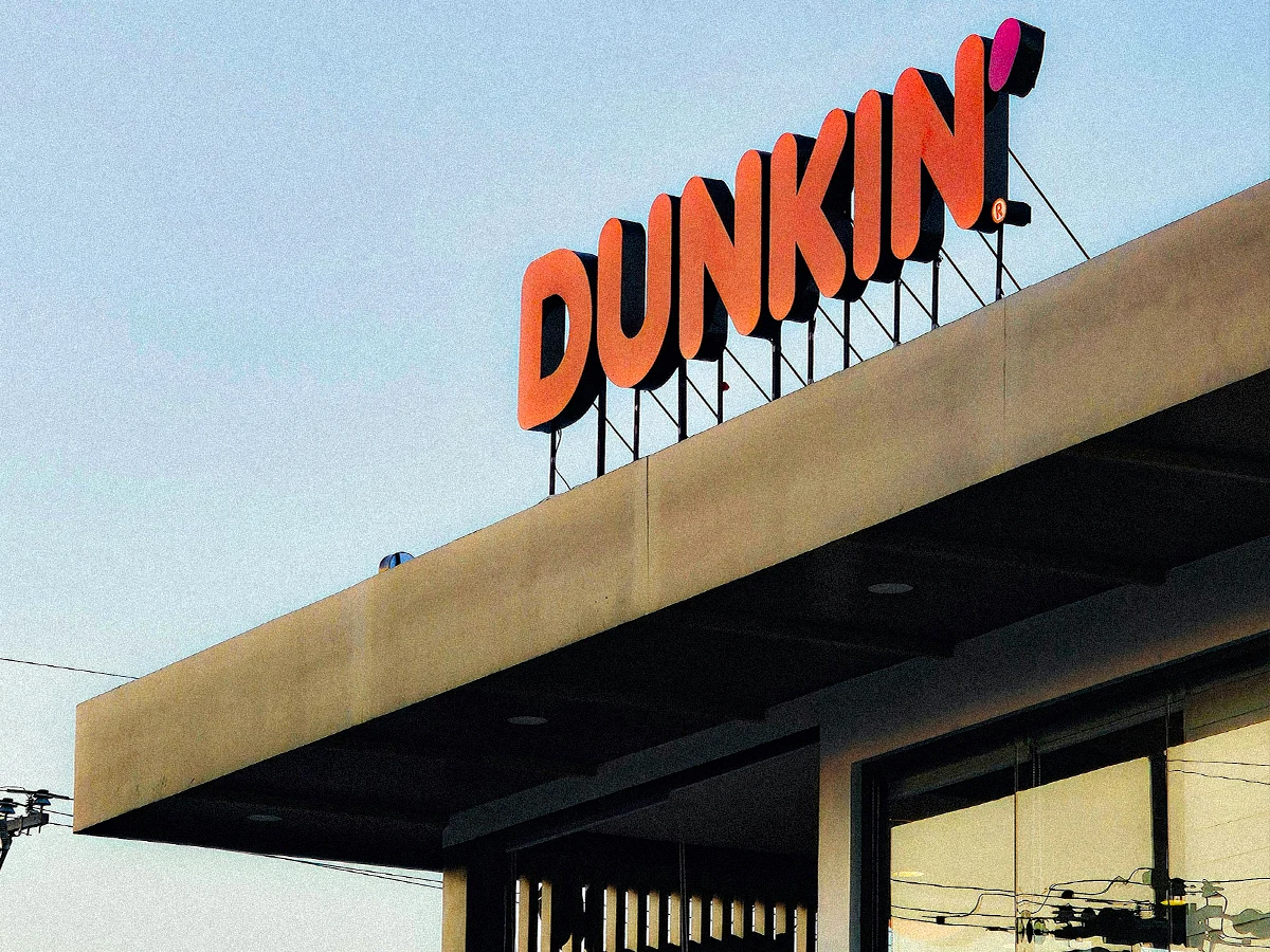 Dunkin' sign